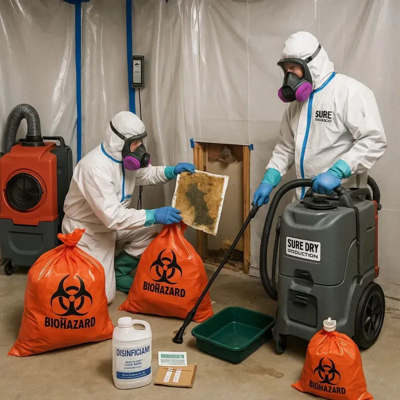 Contaminated Water Handling Protocols process in Puerto Real, PR